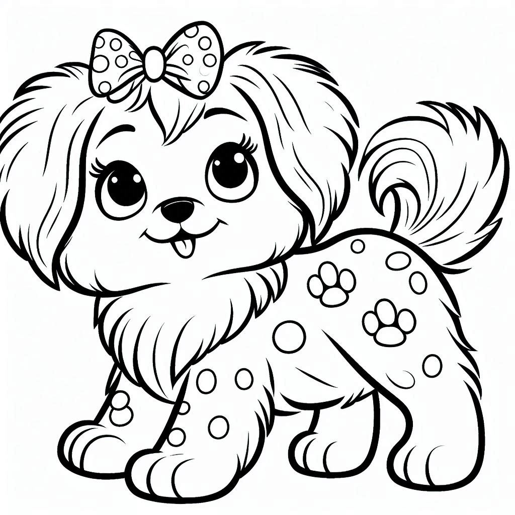 coloriage de chien_003.jpg à imprimer